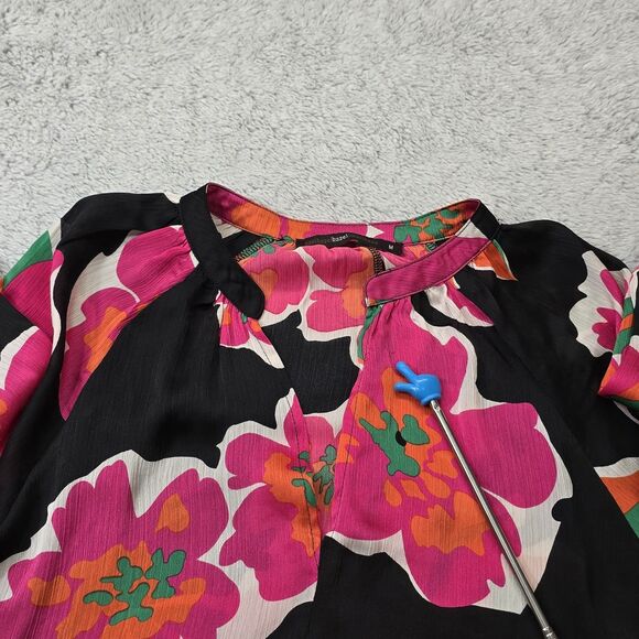 Anthropologie Azel Hazel Haze Blouse size M Floral Feminine - Picture 6 of 14